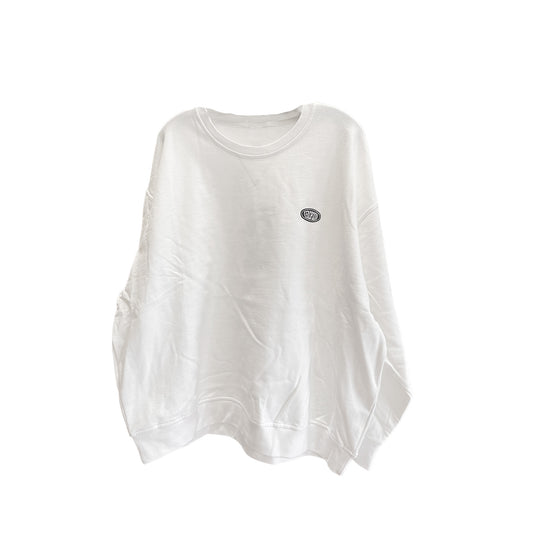 Elipse Broderie [ Baggy Crew Neck ] White