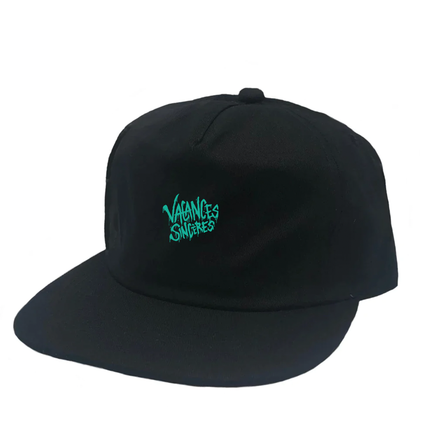 Vacances sincères caps drip logo