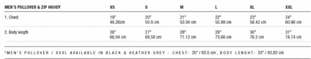 Unisex Hoody Spoon Brigade Pullover