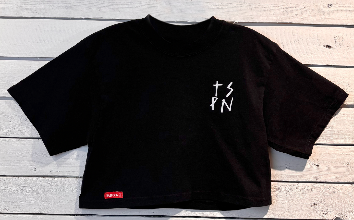 Crop Tee Spoon Brigade Black