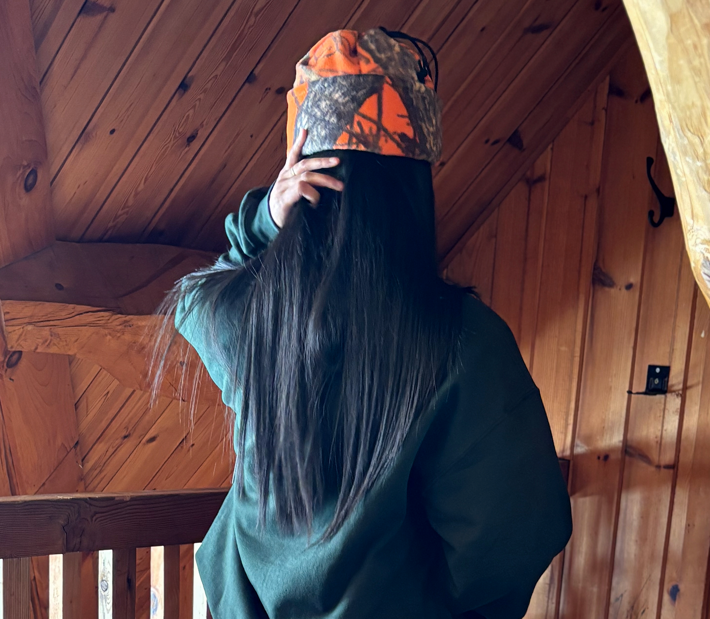 Beanie Combo Polar Camo Orange