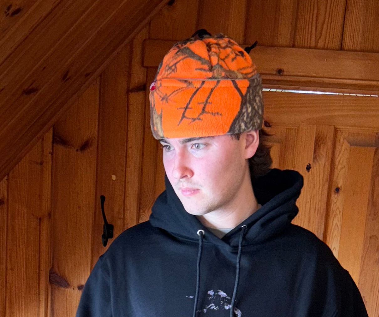 Beanie Combo Polar Camo Orange
