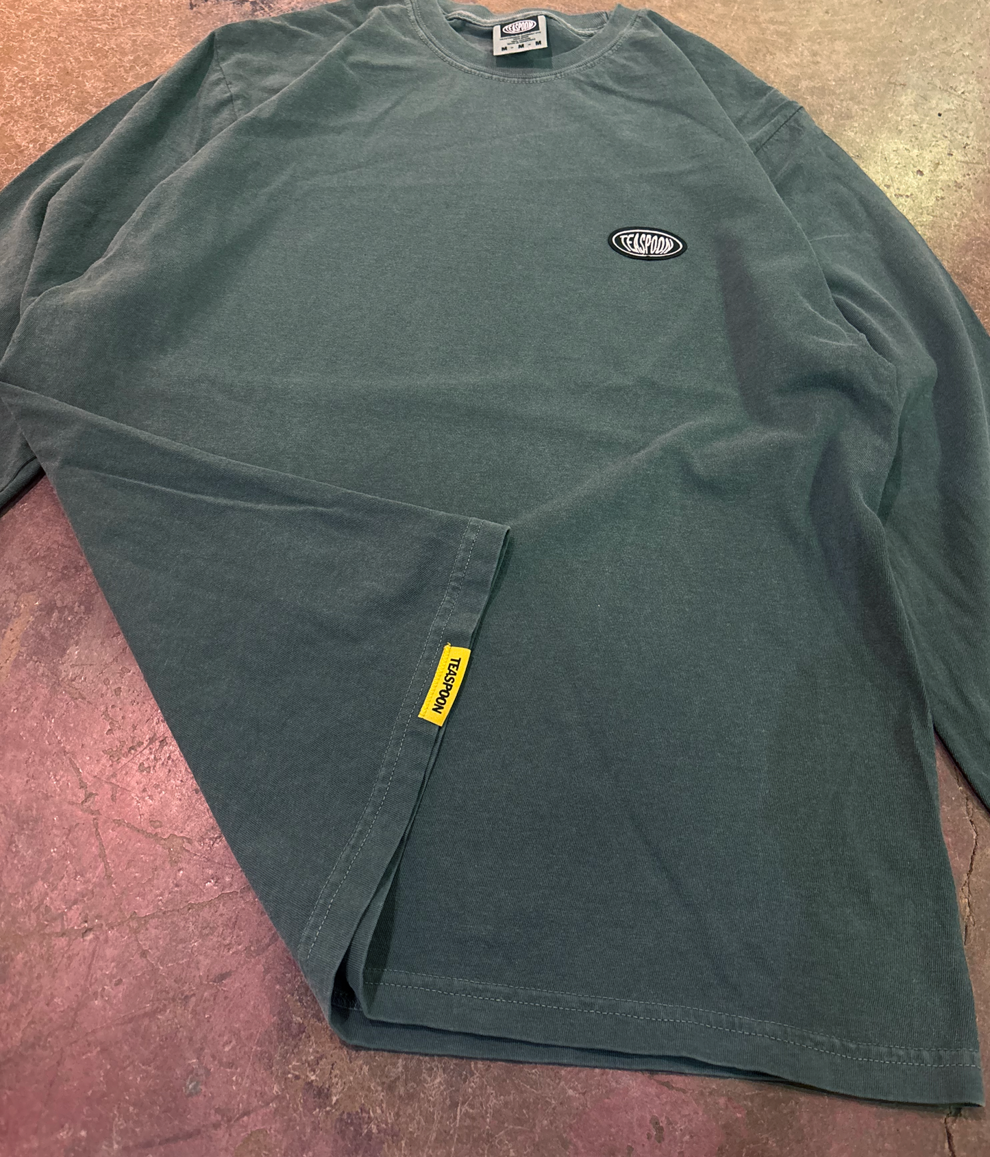 Unisex Longs leeves Green washed