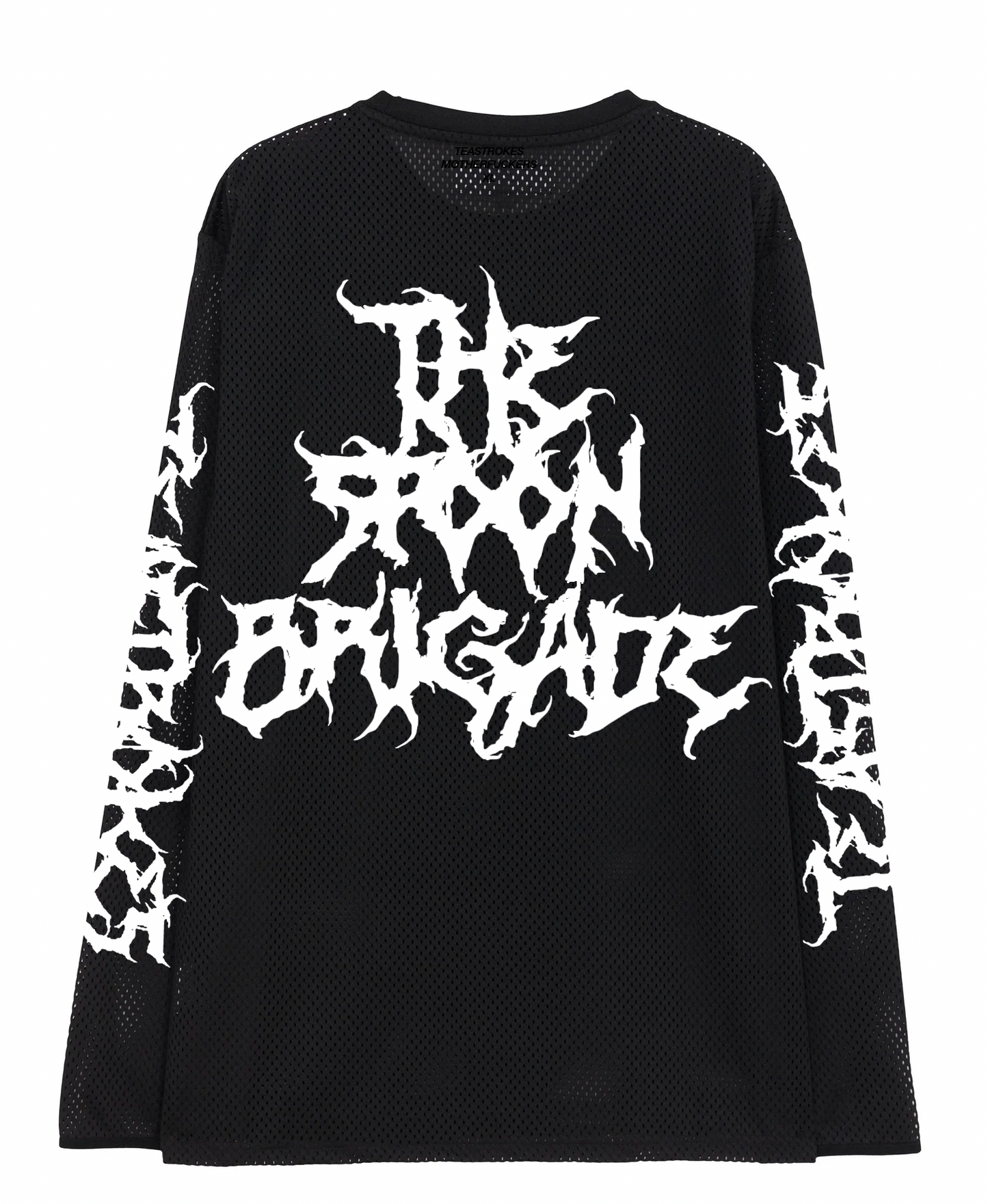 TEASTROKES MESH JERSEY WHITE METAL