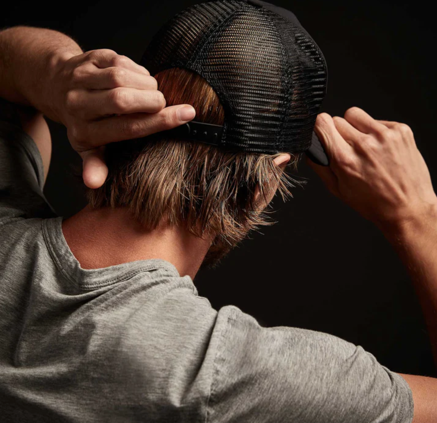 Black Foam Truck Hat