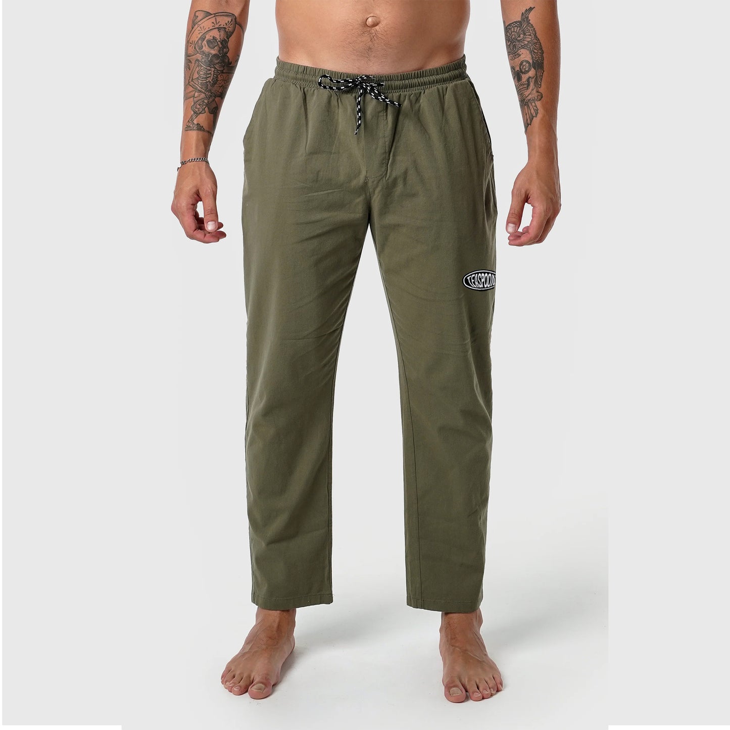Elipse logo broderie / Loose pants / Olive