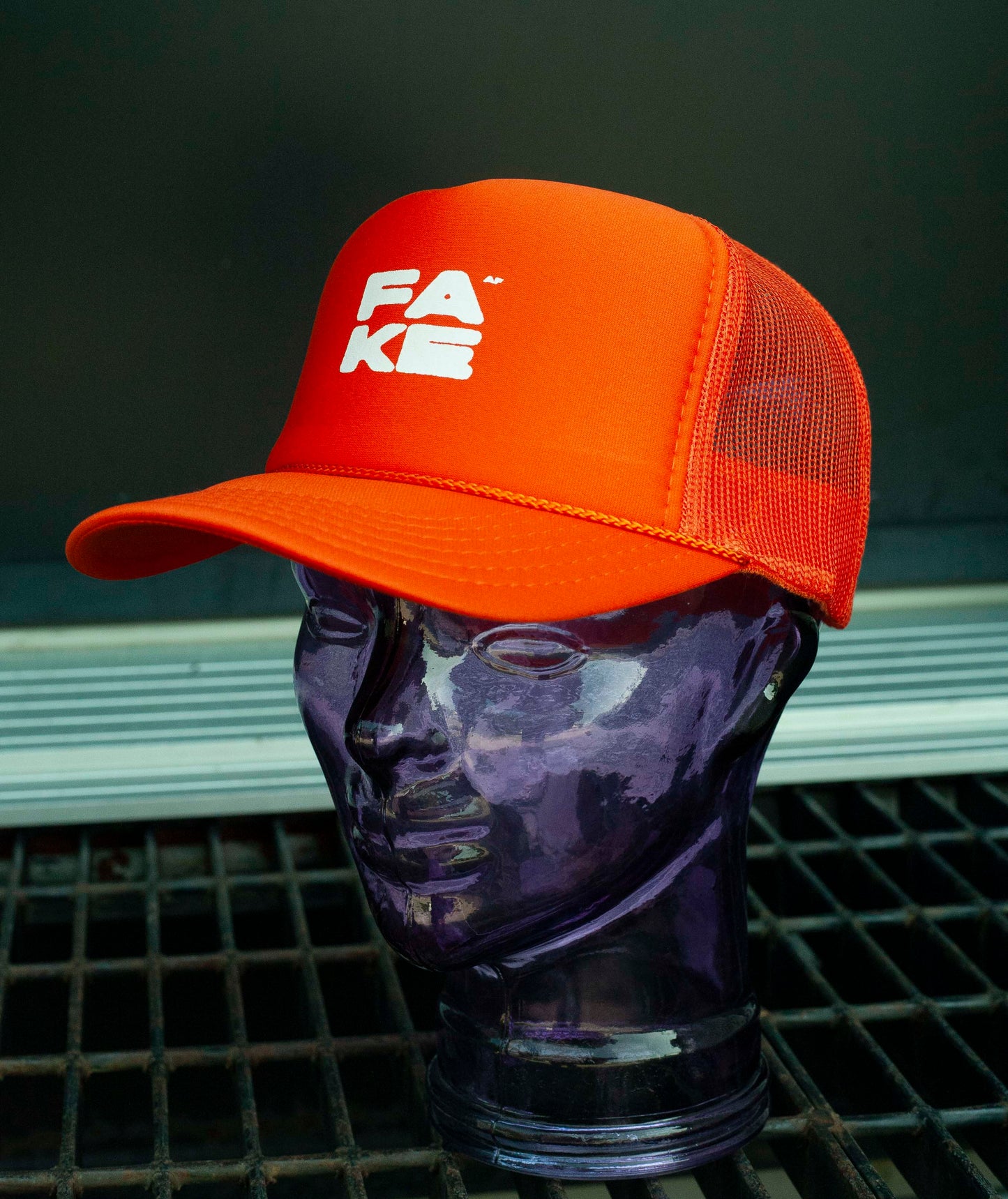 Casquette Foamy Truck Fake AF Orange