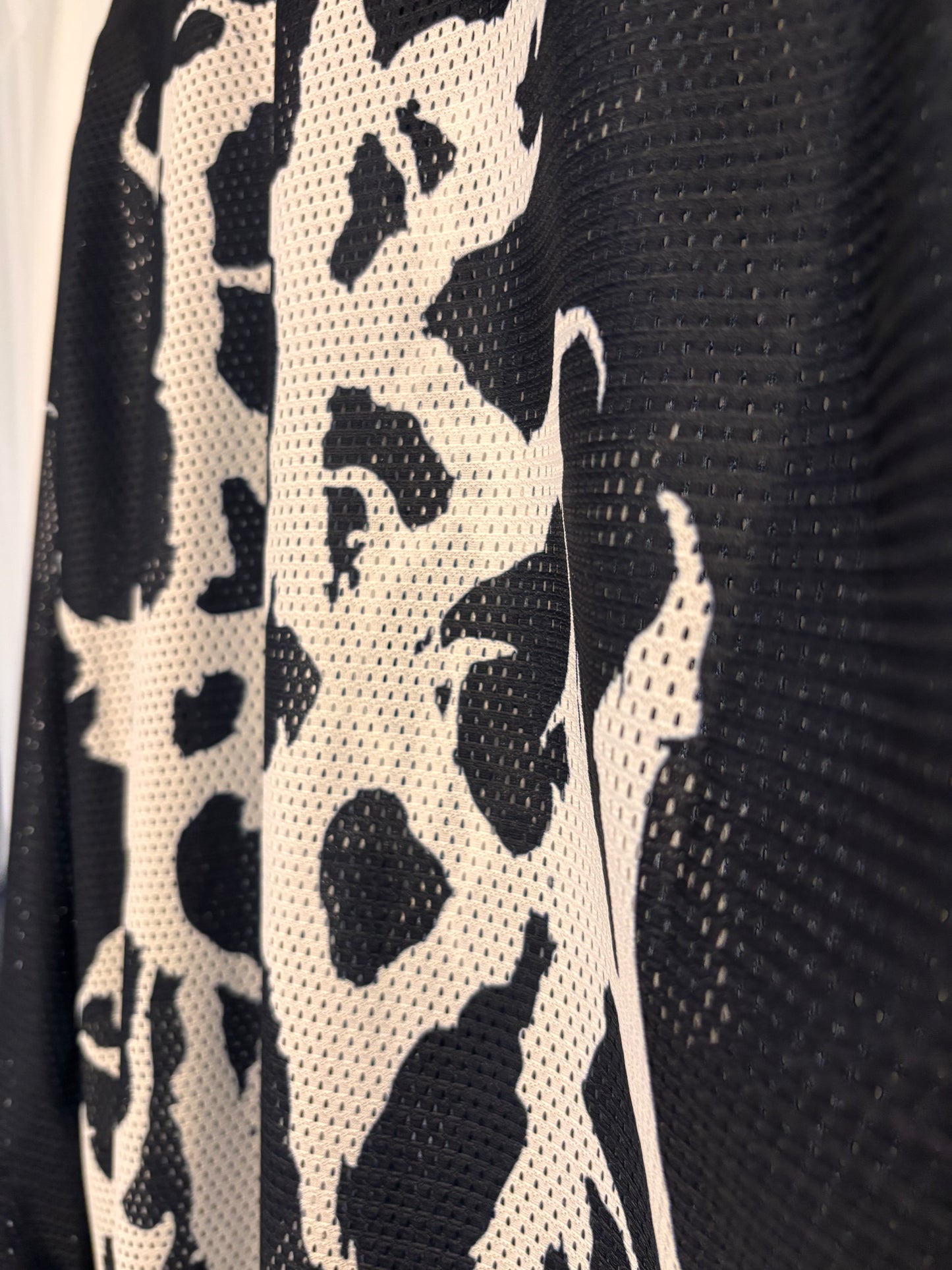 TEASTROKES MESH JERSEY WHITE METAL