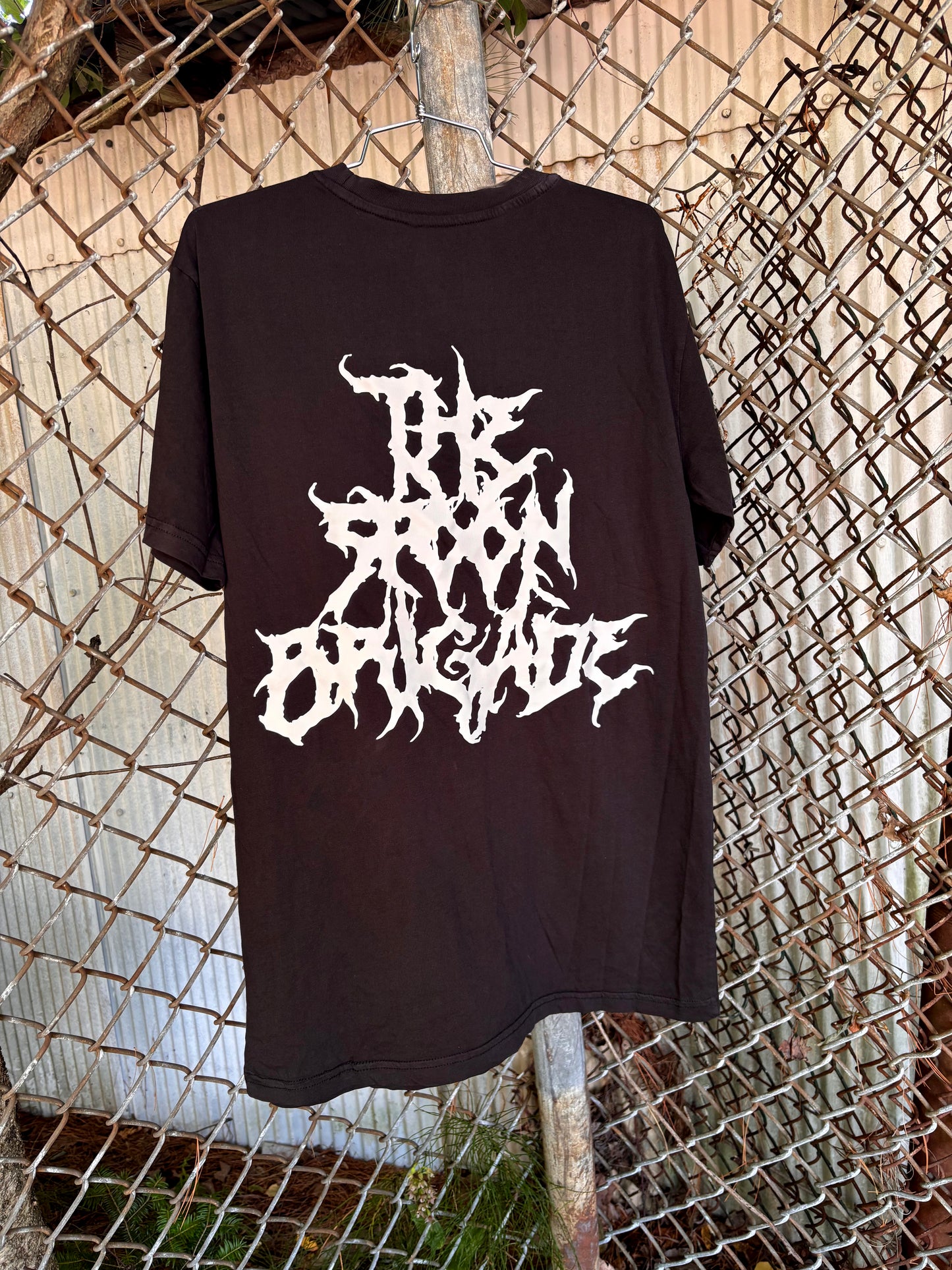 Black Wash Metal Pkt Tee