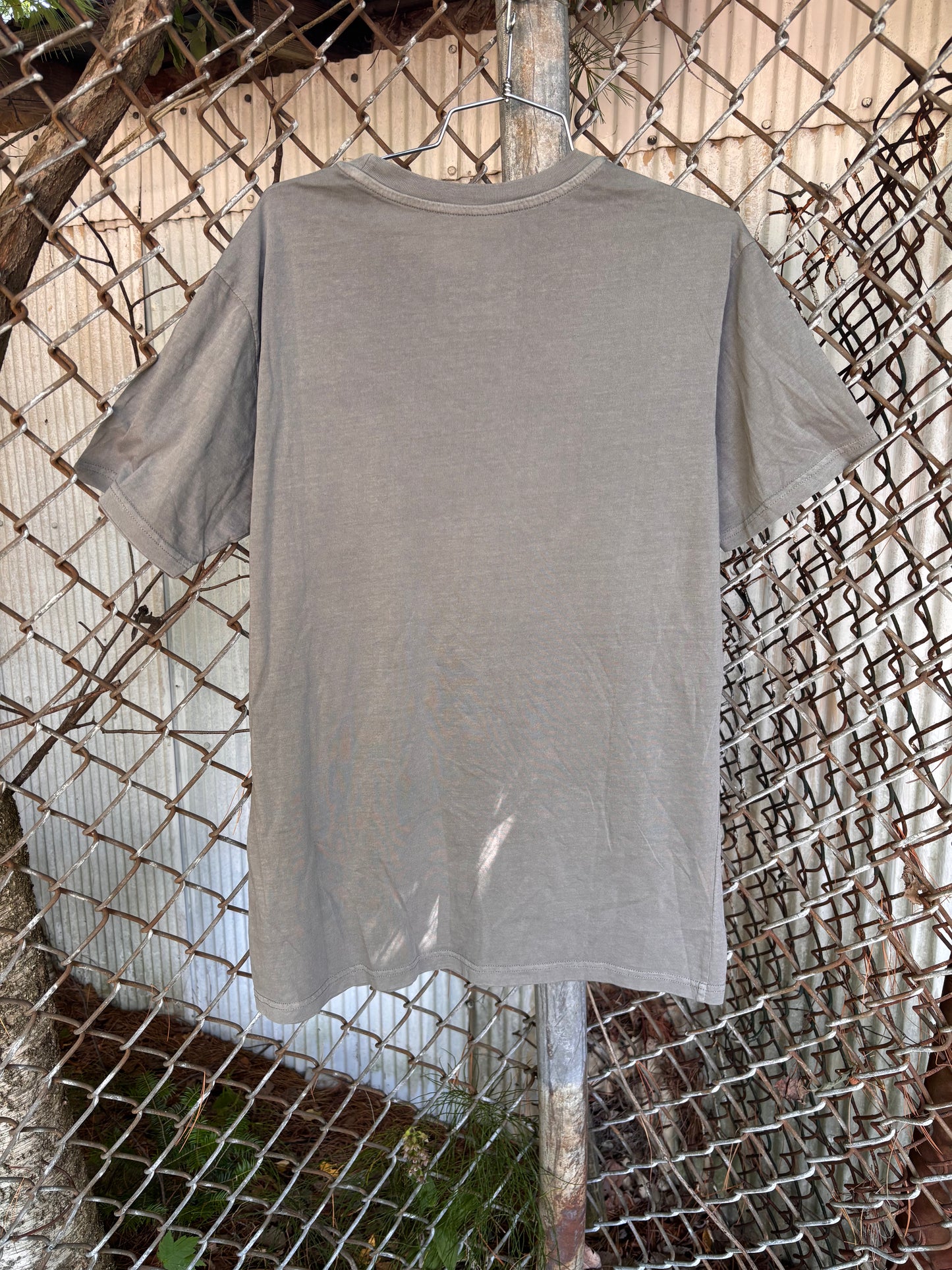 TEA$TROKE$ Wash Grey Pkt Tee