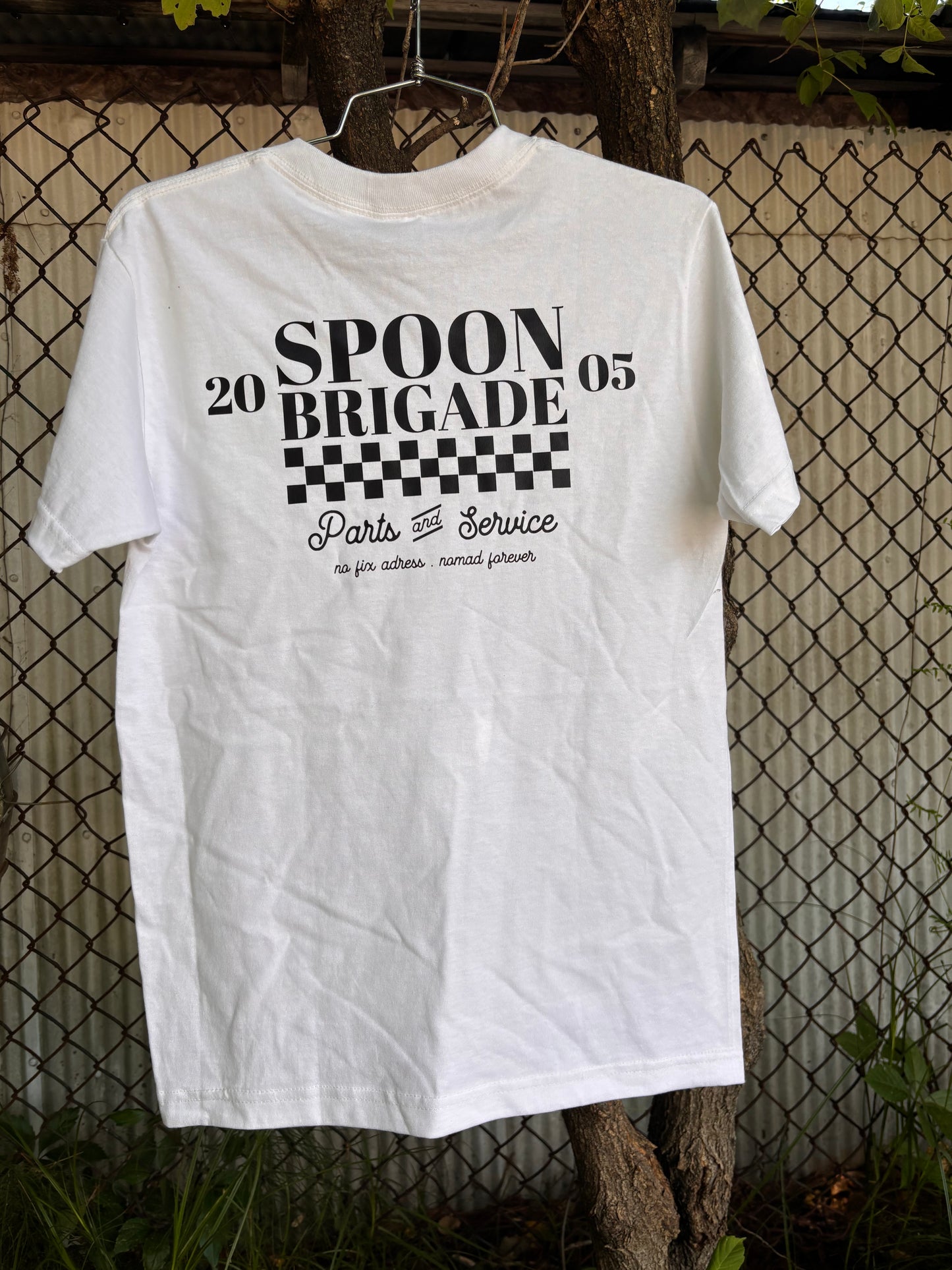 Moto Parts White Tee