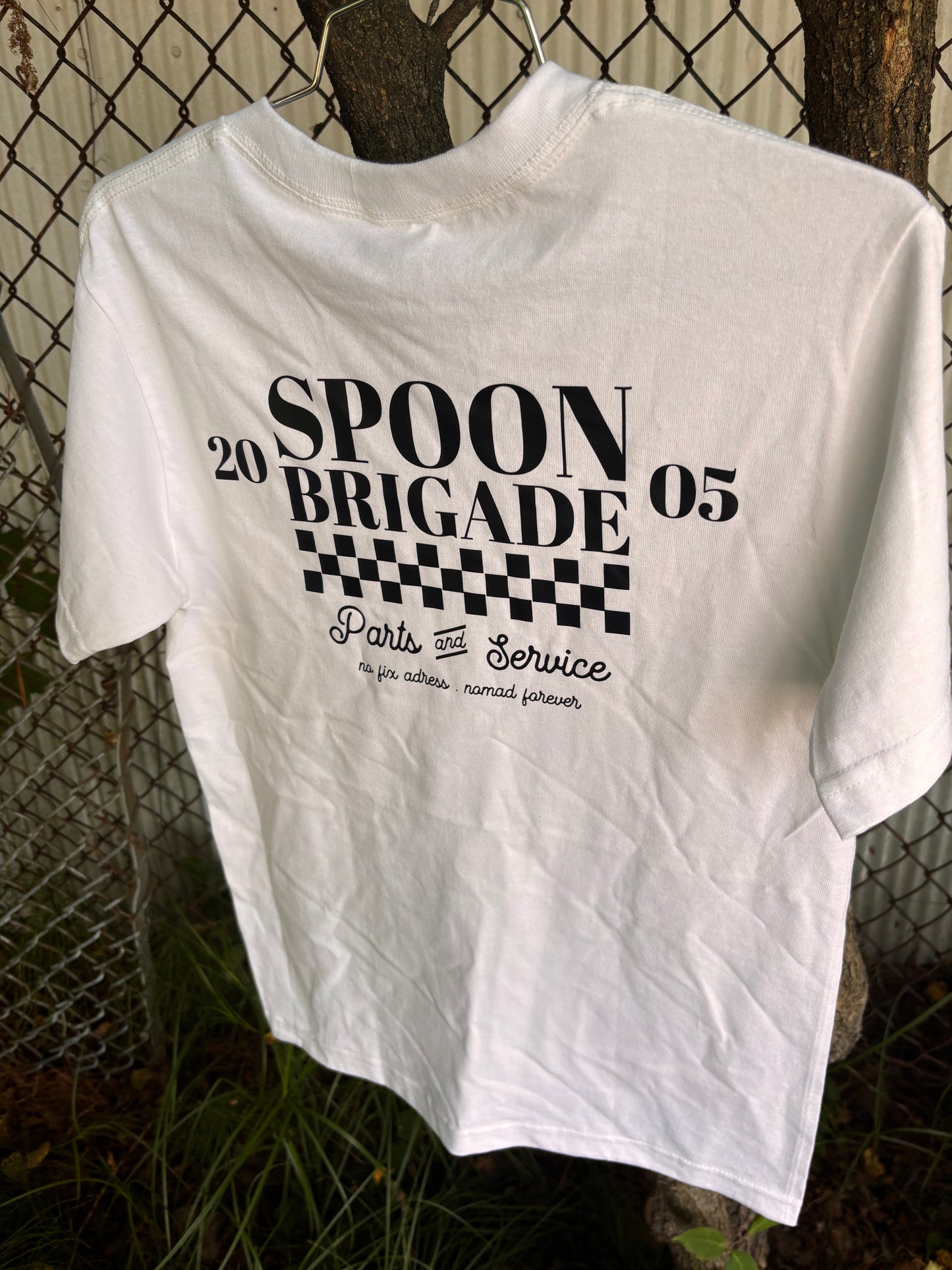 Moto Parts White Tee