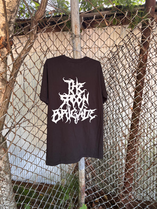 Black Wash Metal  Pkt Tee