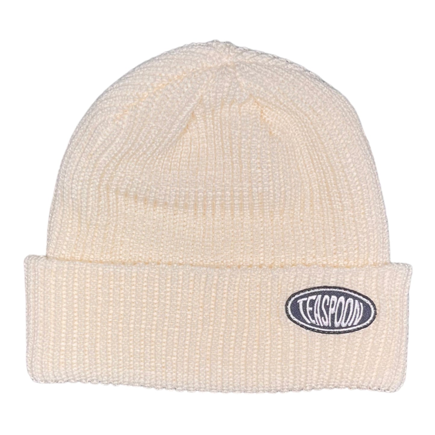 Elipse logo - Regular Rib beanie - natural