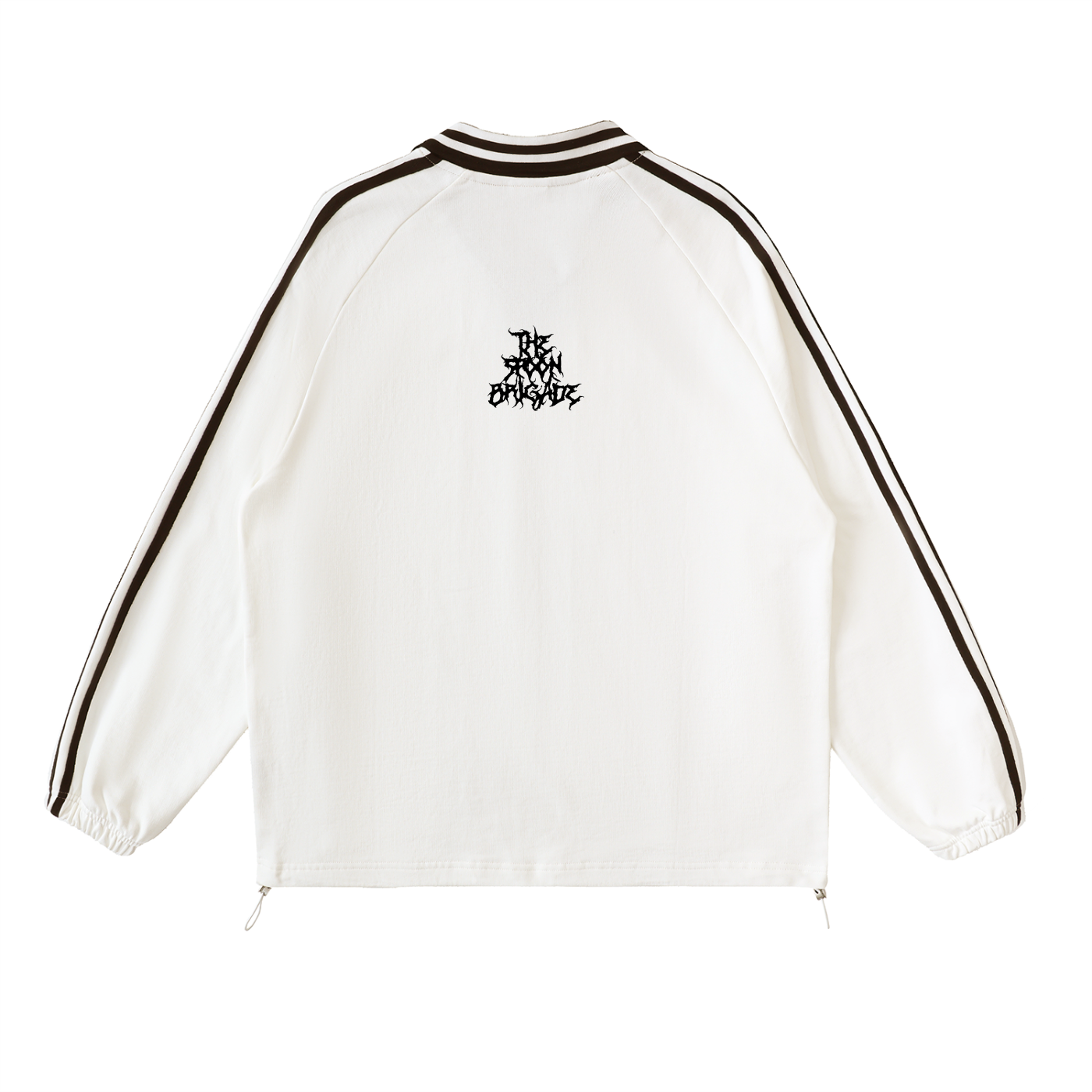Black Metal Collar Stripes Crew (Copie)