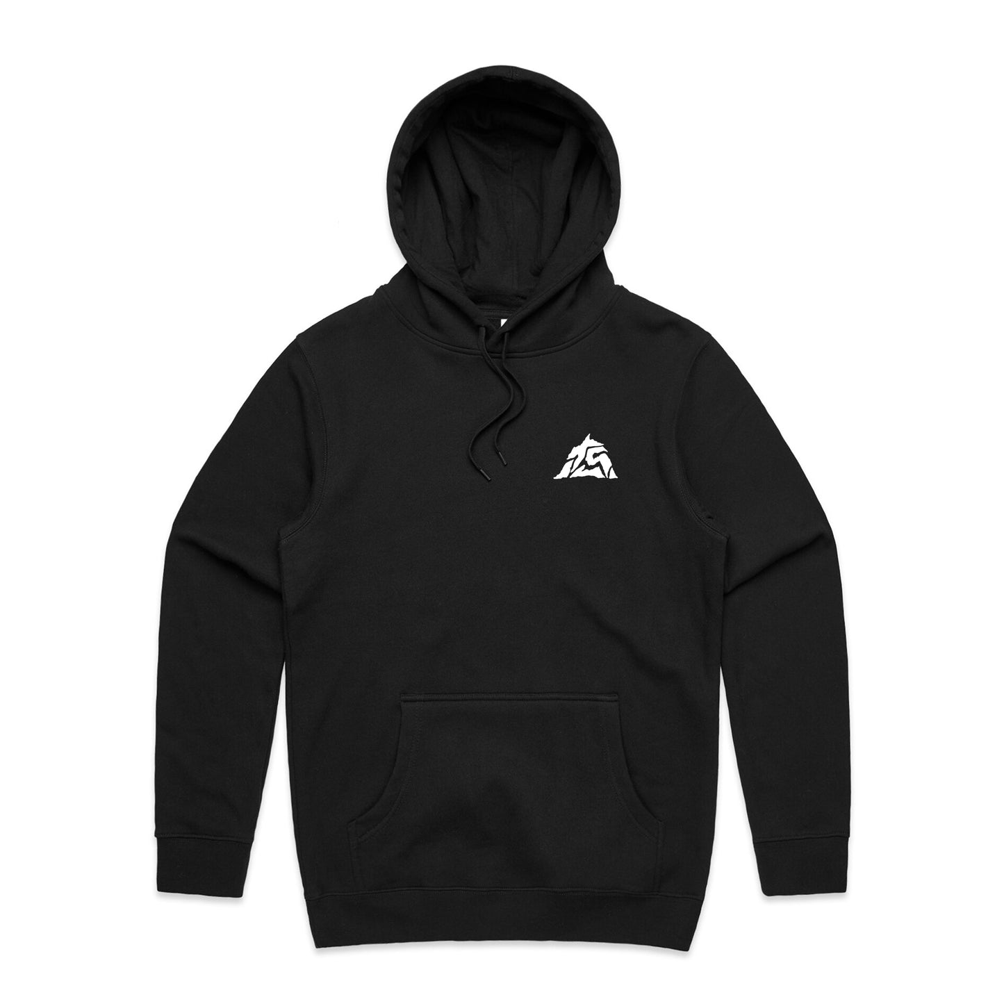 Mountain TS print - Soft Coton Hoody - Black