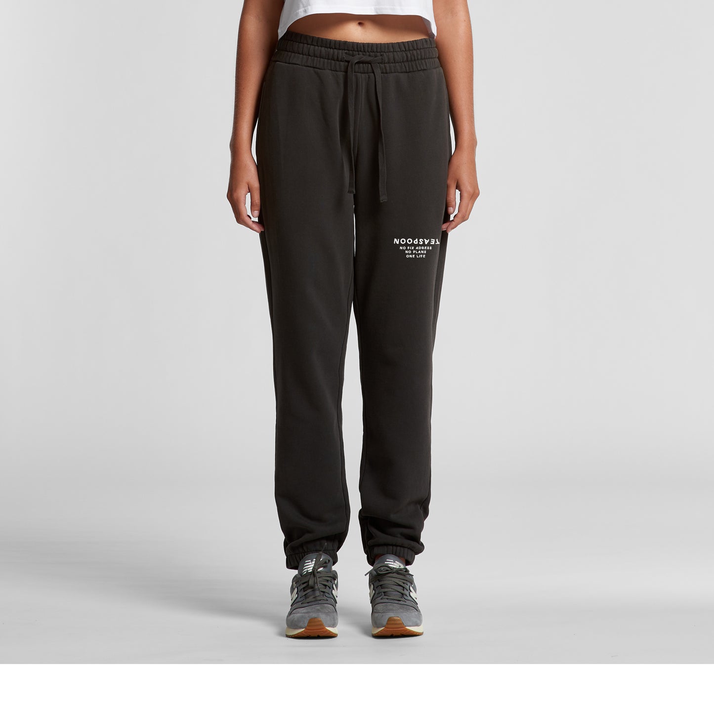 No plans logo - Joggers - Faded Black
