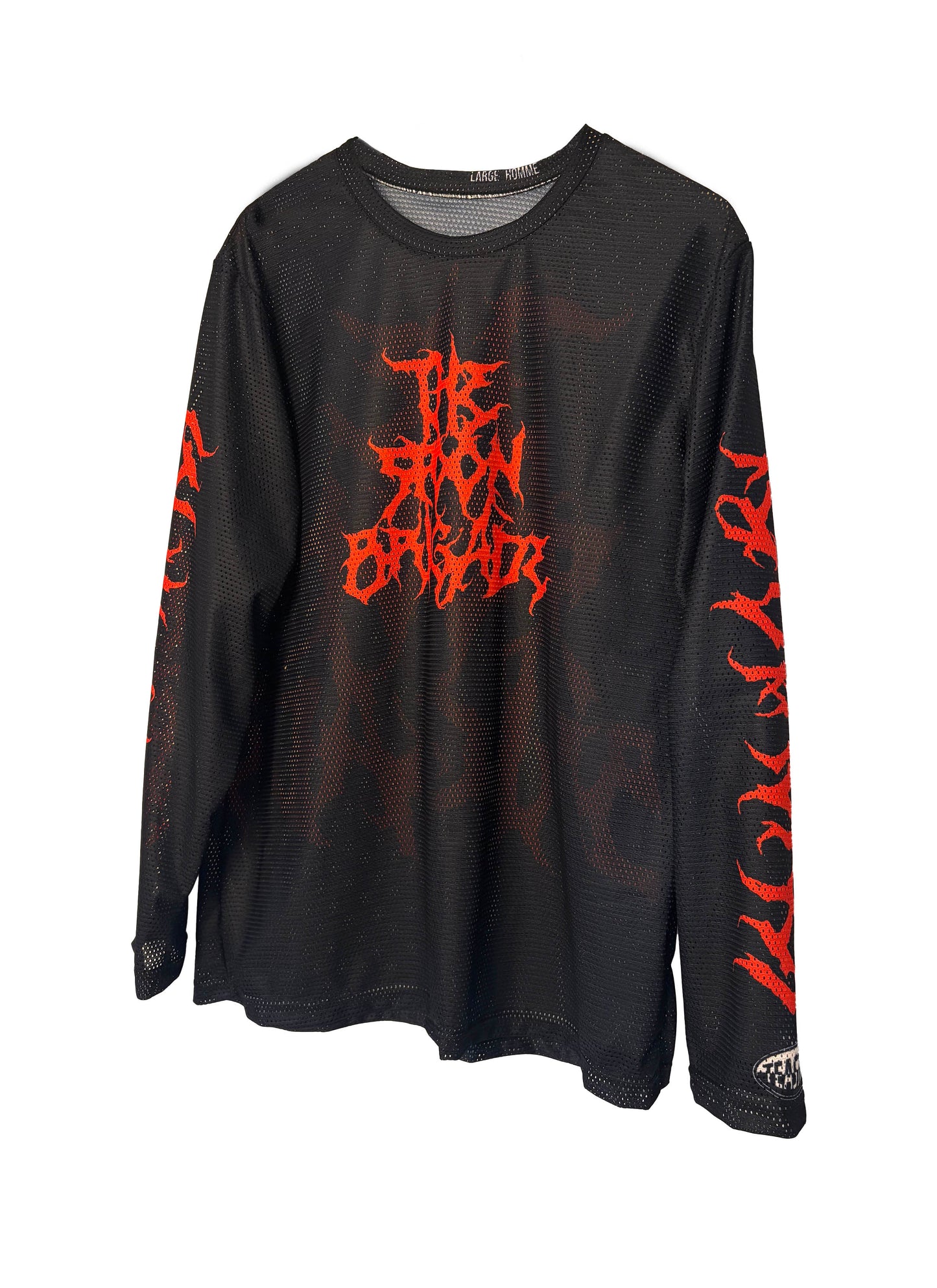 TEASTROKES MESH JERSEY RED METAL