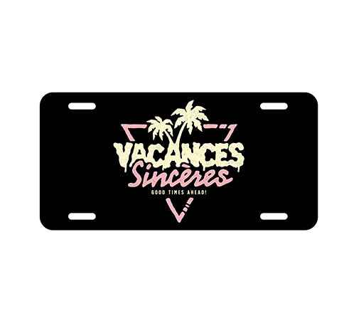 Plaque license / Choix multiples