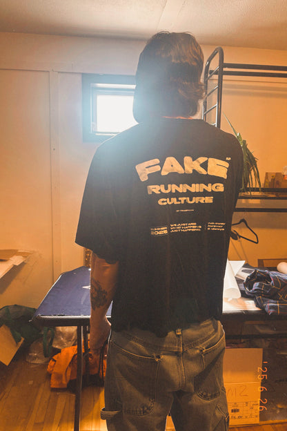 DRI-EASE FAKE [AF] Black TEE