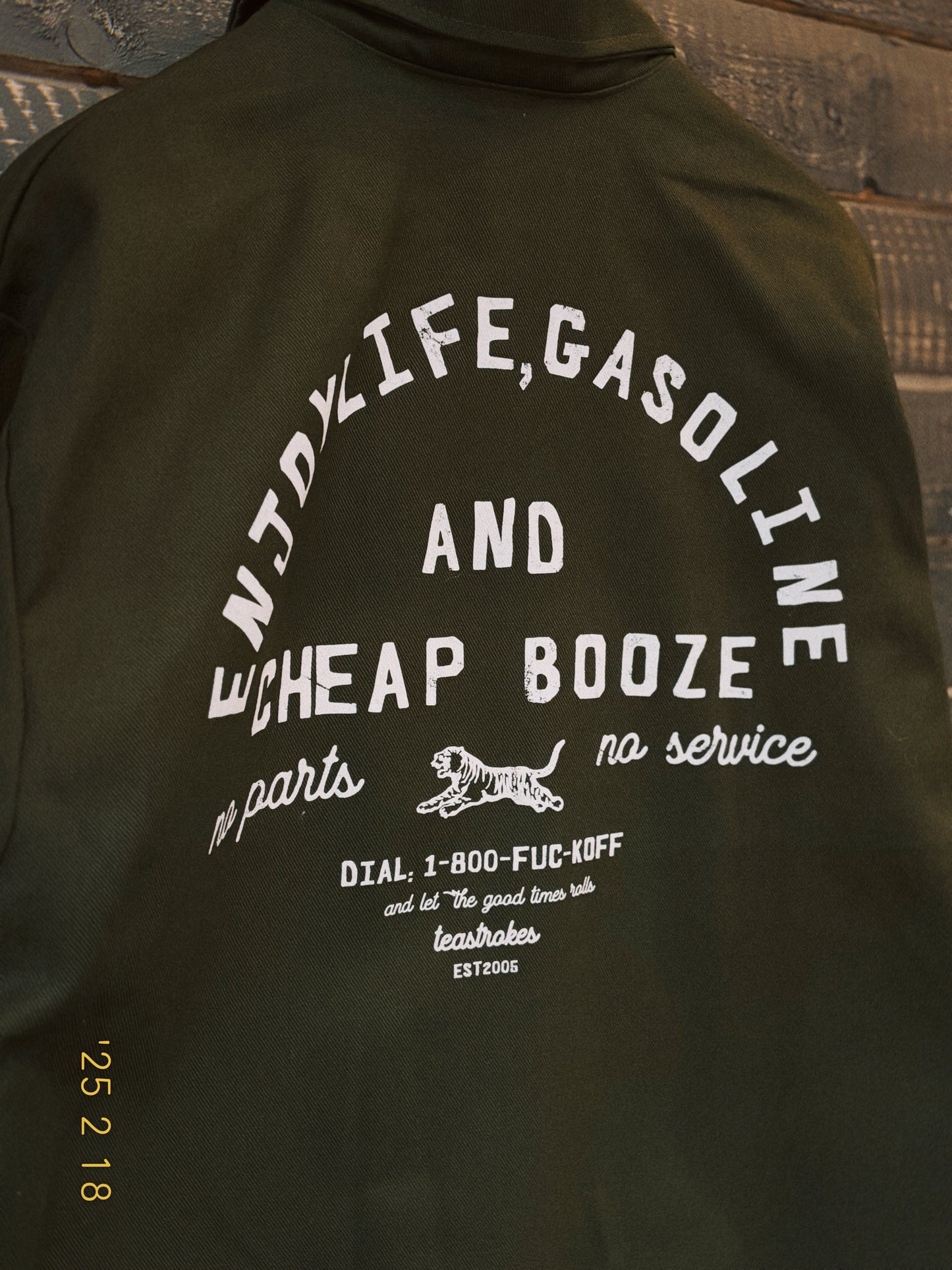 Canvas green utilitary jacket Cheap Beers [unisex] 1 de 1