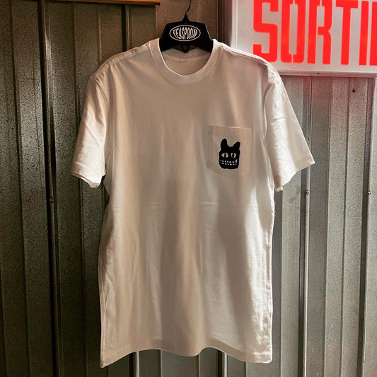 Monster - recycled pocket tee - white