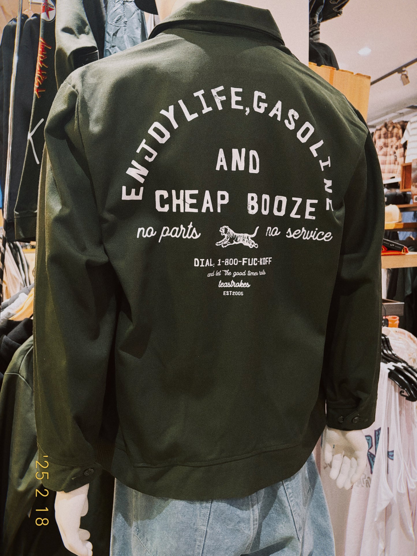 Canvas green utilitary jacket Cheap Beers [unisex] 1 de 1