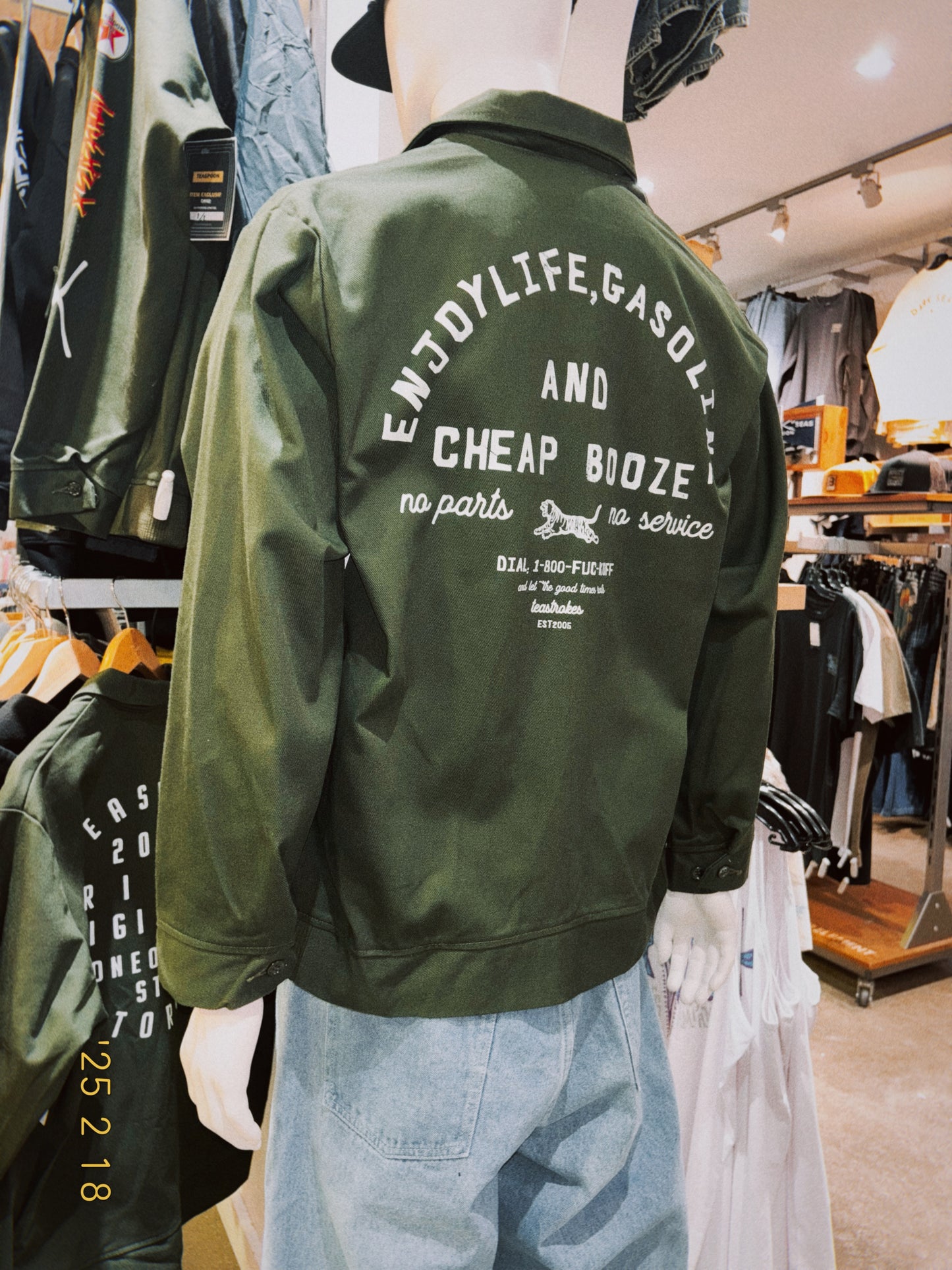 Canvas green utilitary jacket Cheap Beers [unisex] 1 de 1