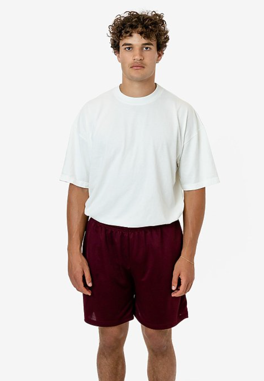 Pique Mesh [Shorts] Burgundy