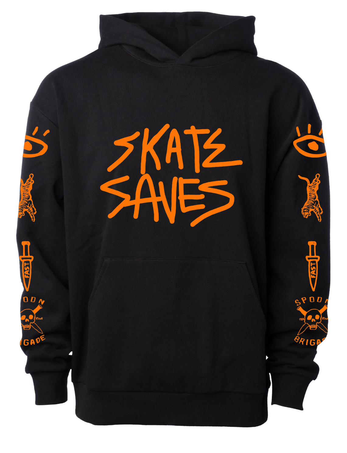 Skate Saves Hoodie Black