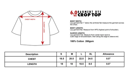 Crop Tee Spoon Brigade Black