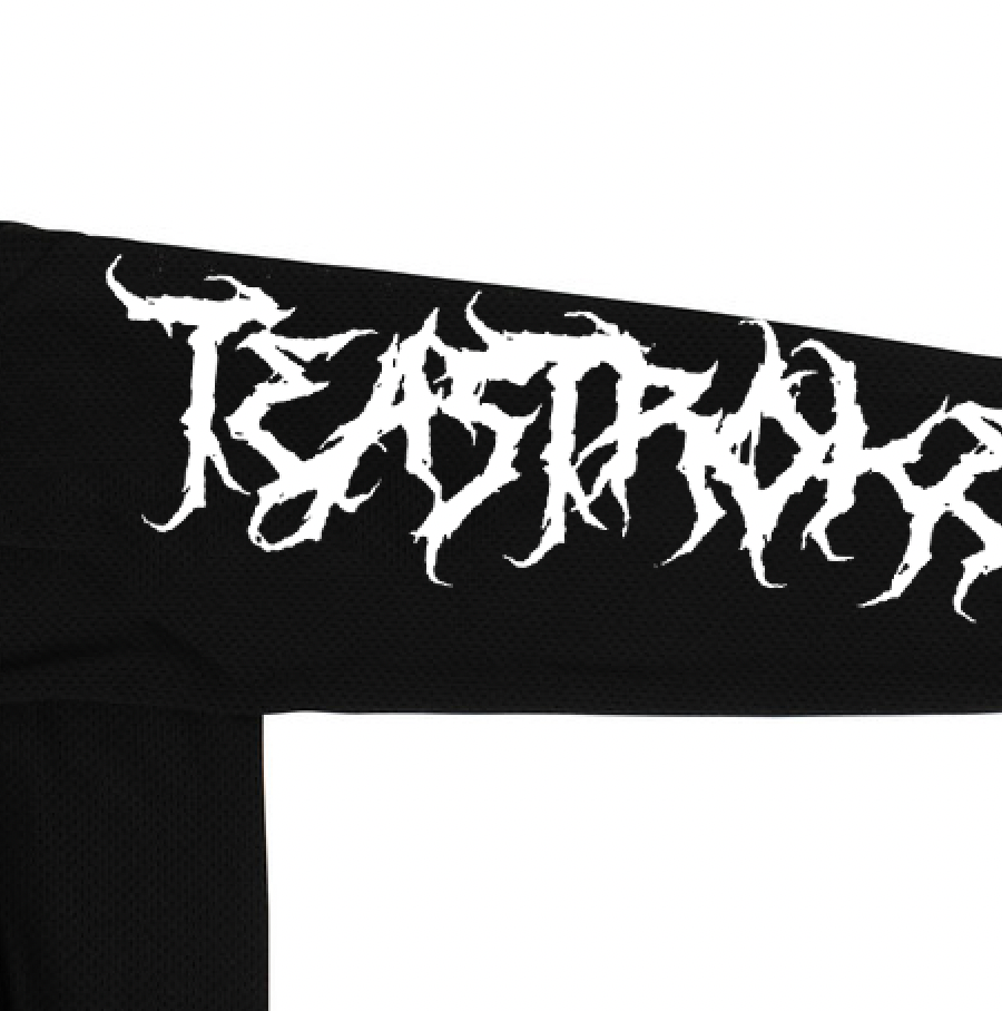 TEASTROKES MESH JERSEY WHITE METAL
