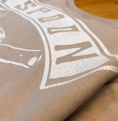 Premium Spoon Brigade Crop Top Almond