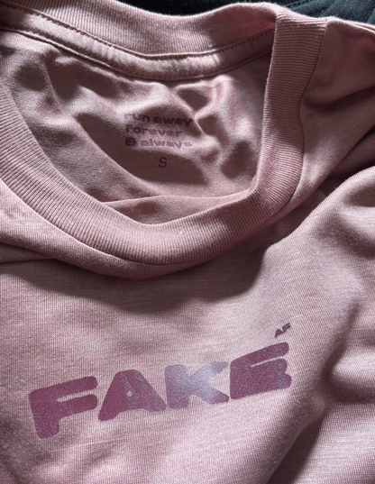 FAKE [AF] FLOWY TANK MAUVE