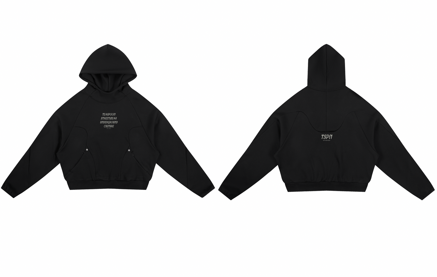 Unisex Curved Panel TS Hoodie