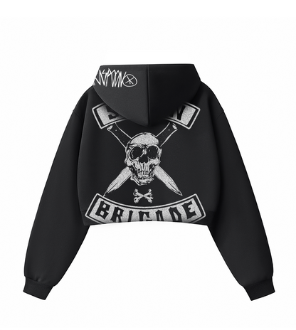 Crop Hoodie Spoon Brigade