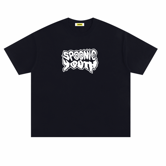 SPOONIC YOUTH Black Tee
