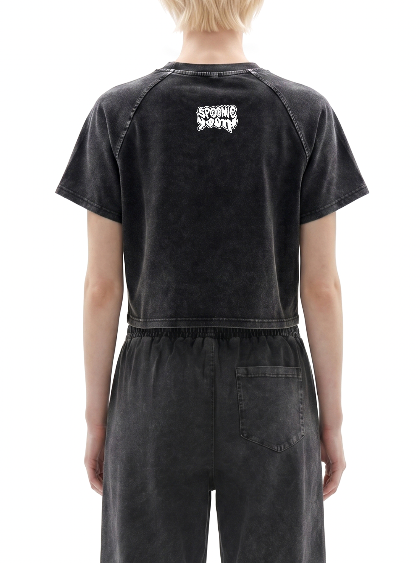 Women's Mineral Wash Crop SPOONIC YOUTH