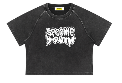 Women's Mineral Wash Crop SPOONIC YOUTH