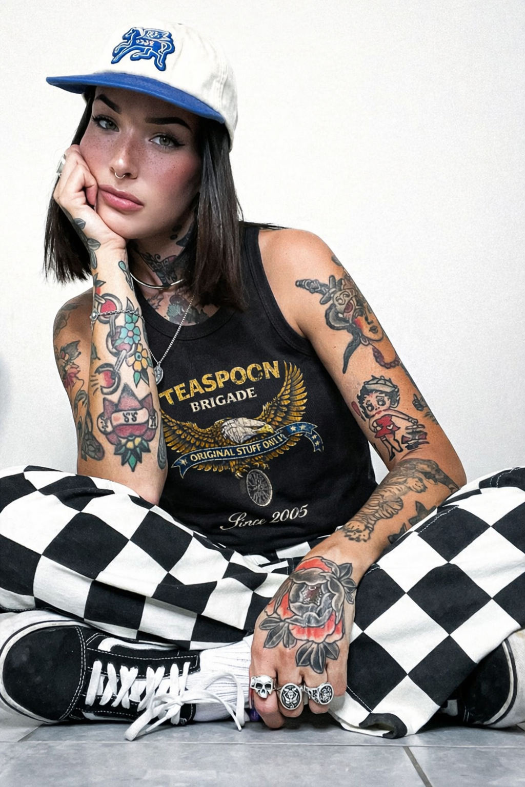Snow Washed Girl Tank Top