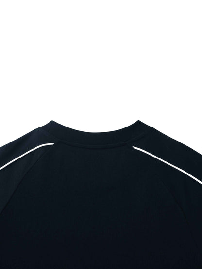 Panel raglan Contrast shirt