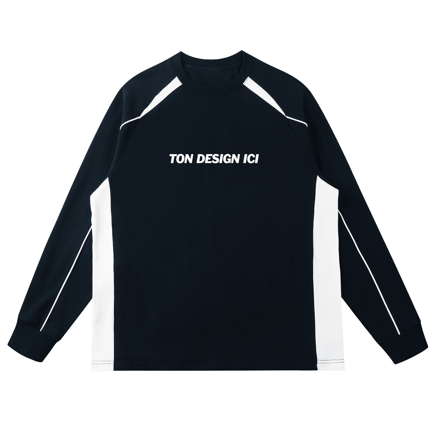 Panel raglan Contrast shirt