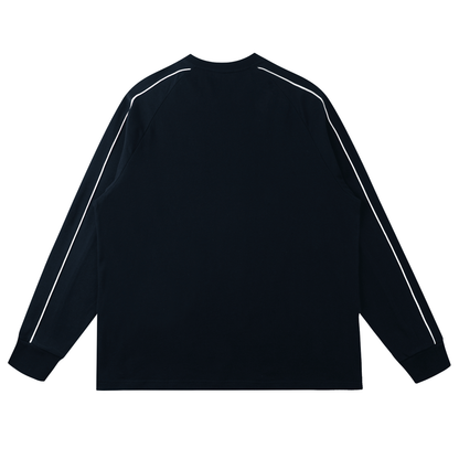 Panel raglan Contrast shirt