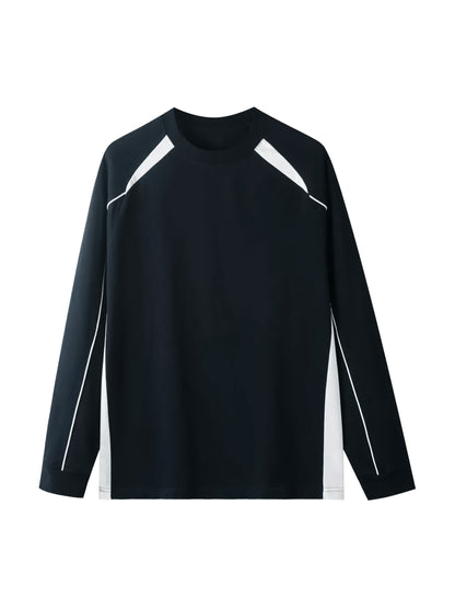 Panel raglan Contrast shirt