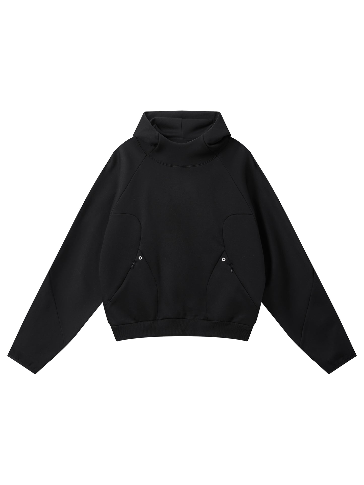 BLANK ( no logo ) Curved Panel Hoodie