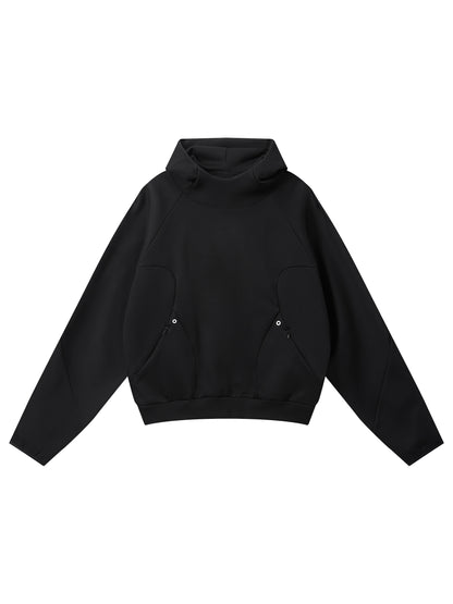 BLANK ( no logo ) Curved Panel Hoodie
