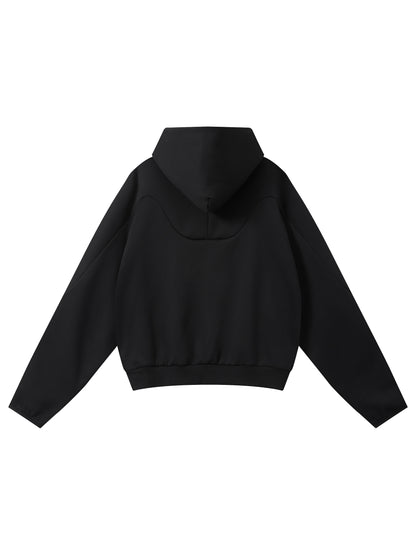 BLANK ( no logo ) Curved Panel Hoodie
