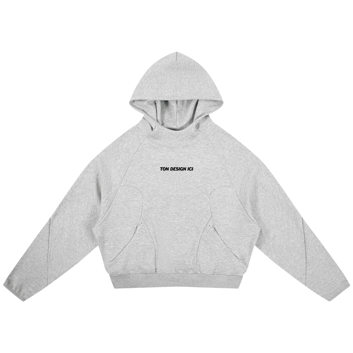 Curved Panel Hoodie