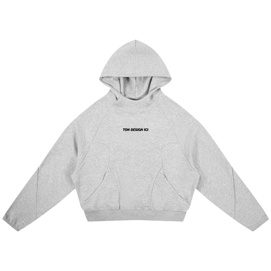Curved Panel Hoodie