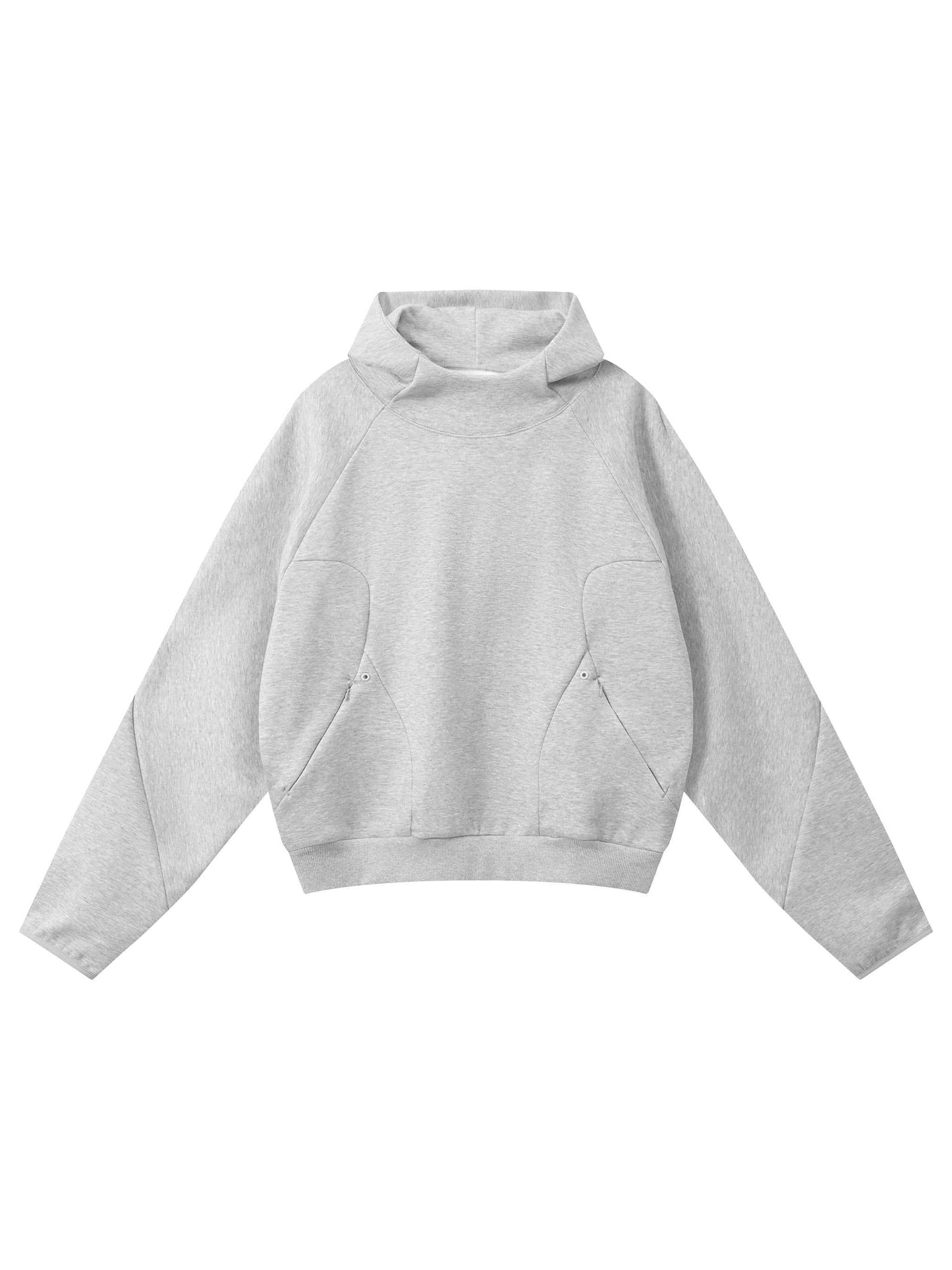 BLANK ( no logo ) Curved Panel Hoodie